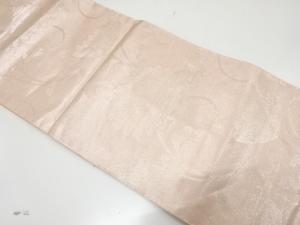 花唐草模様織り出し　夏用名古屋帯